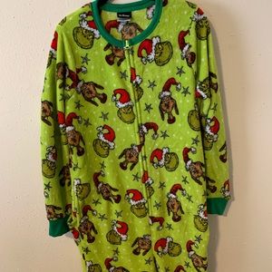Christmas grinch onesie